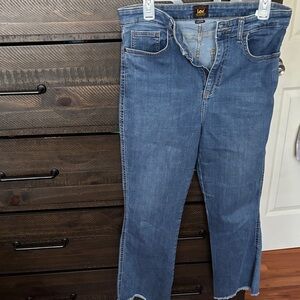 Lee Women's Medium Blue Straight-Leg Jeans